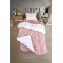 ETE HOMETEX TEK KİŞİLİK LÜX WELSOFT YORGAN SETİ ALENA PUDRA 155X215CM 8696474231928